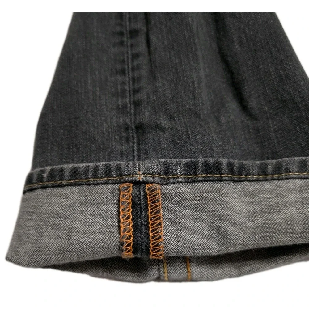 True Religion Logan Jeans Mens 38x33‎ Gray Wash Bootcut Made USA Buddha